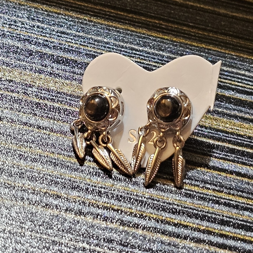 Dream Catcher .925 Post Earrings